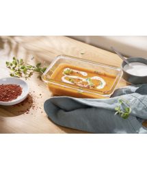 Tefal Форма универсальная с крышкой MASTERSEAL GLASS 700 мл стекло