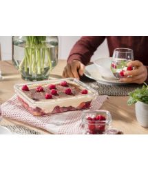 Tefal Форма универсальная с крышкой MASTERSEAL GLASS 700 мл стекло