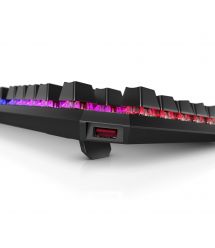 HP Клавиатура механическая OMEN Gaming Sequencer, 115key, LK Optical Blue, USB-A, EN/RU, RGB, чорний