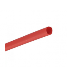 Термоусаджувальна трубка 5,0 мм, робоча температура: від -50 C до + 125 C, червона, 100м, рулон