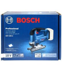 Bosch Лобзик GST 185-LI, аккумуляторный 18В, ход 26мм, 0-3500 об/мин, 2.4 кг, без АКБ и ЗП