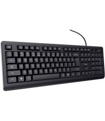 Trust Клавиатура мембранная Primo 104Key, USB-A, EN/UKR, Чорний