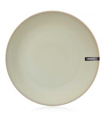 ARDESTO Тарілка обідня Lecco, 27 см, сіра, кераміка