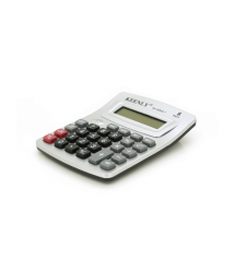 Калькулятор офісний KEENLY KK-800A-1, 27 кнопок, розміри 140*110*30мм, Silver, BOX