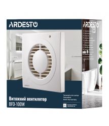 Витяжний вентилятор ARDESTO BFO-100W 15 Вт, білий