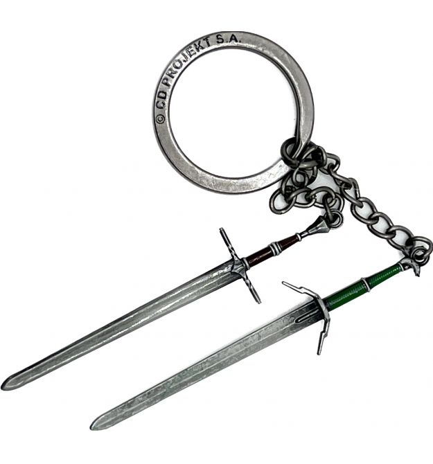 Брелок The Witcher 3 Geralt Two Swords