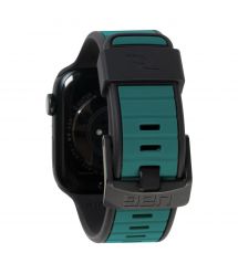 Ремешок UAG для Apple Watch 45/44/42 Torquay, Black-Turquoise