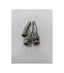 Роз&aposєм Premium BNC-M - з пружиною під кабель та наконечником під гвинт для фіксації центральної жили, BOX Q100 - 2500