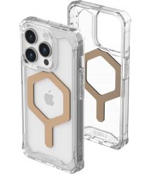 UAG Чехол для Apple iPhone 15 Pro Plyo Magsafe, Ice/Gold