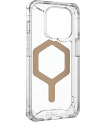 UAG Чехол для Apple iPhone 15 Pro Plyo Magsafe, Ice/Gold