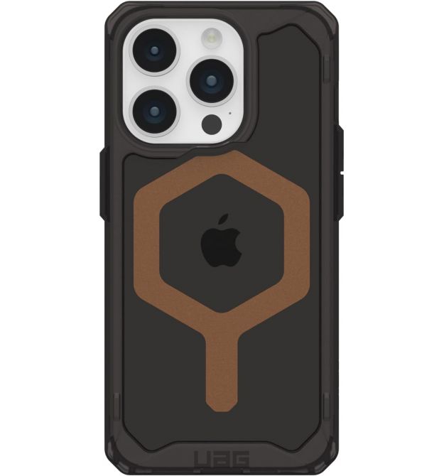 UAG Чехол для Apple iPhone 15 Pro Plyo Magsafe, Black/Bronze