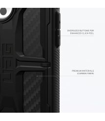 UAG Чехол для Apple iPhone 15 Pro Monarch, Carbon Fiber