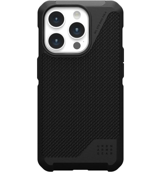 UAG Чехол для Apple iPhone 15 Pro Metropolis LT Magsafe, Kevlar Black