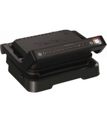 Tefal Гриль прижимной OptiGrill 2в1 Black, 2100Вт, темп. режимов-4, съёмные пластины, металл, черный