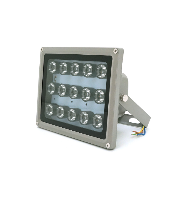 ІЧ-прожектор 1522WH на 15 діодів з дальністю освітлення 140 м, кут огляду 45