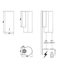 Faber Вытяжка островная, 37см, 1035м3ч, Eclipse Ev8 Led X A37, нерж