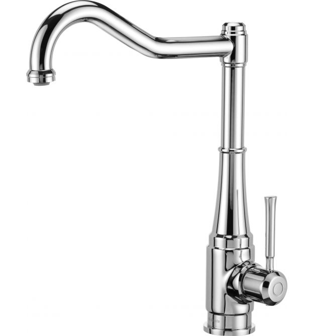 Смеситель для кухни Deante Tamizo, дл.излива - 225мм, поворотный, 1рычаг, хром