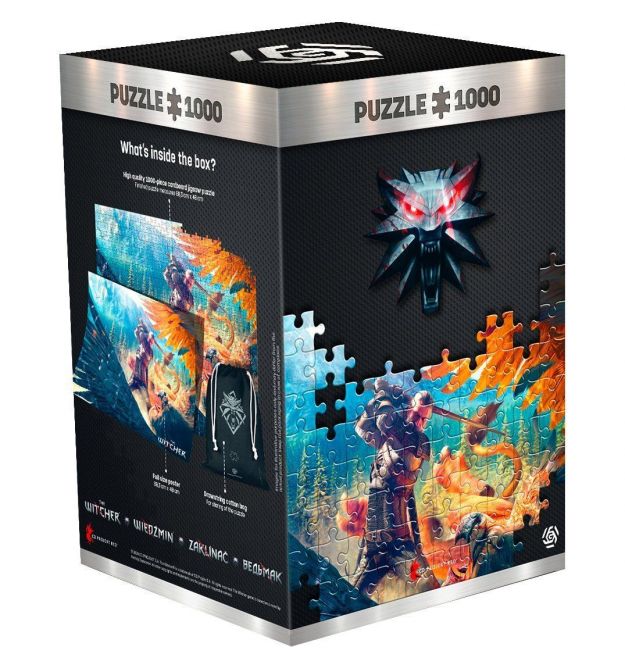 Пазл GoodLoot Witcher: Griffin Fight puzzles 1000 элементов