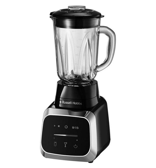 Russell Hobbs Блендер стационарный Sensigence , 1000Вт, чаша-1500мл, стекло, сенс. управл., черно-серый