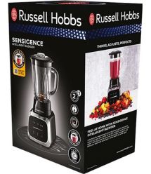 Блендер стационарный Russell Hobbs Sensigence, 1000Вт, чаша-1500мл, стекло, смысл. управл., черно-серый