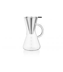 Кемекс для заварювання кави ARDESTO з фільтром Black Mars, 600 мл, боросилікатне скло