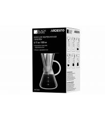 ARDESTO Кемекс для заваривания кофе с фильтром Black Mars, 600 мл, боросиликатное стекло