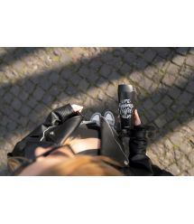 Термокухоль ARDESTO Coffee Time 450 мл, нержавіюча сталь, чорний