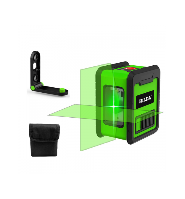 Рівень лазерний Hilda + кронштейн настінний, IP54, 500cm, Green