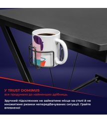 Trust Игровой стол GXT711X DOMINUS DESK BLACK
