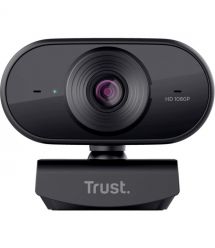 Trust Веб-камера Tolar, Full HD, 30 fps, fixed focus, Черный