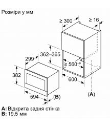 Siemens Микроволновая печь встраиваемая, 21л, электронное управление, 900Вт, гриль, дисплей, черный