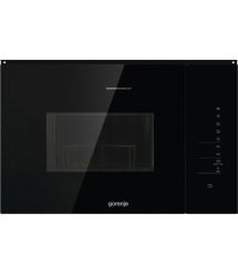Микроволновая печь Gorenje встраиваемая, 25л, электр. управл., 900Вт, гриль, дисплей, инвертор, черный