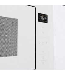 Микроволновая печь Gorenje встраиваемая, 25л, электр. управл., 900Вт, гриль, дисплей, приготовление на нескольких уровнях, белый