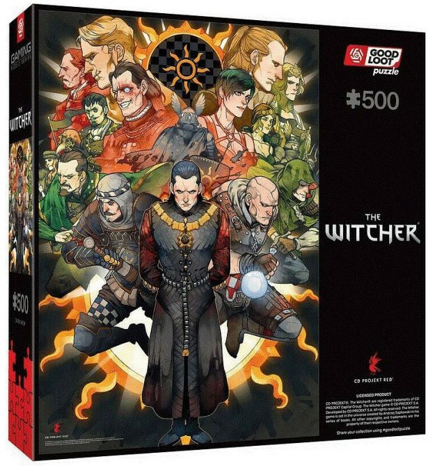 Пазл GoodLoot Witcher Nilfgaard Puzzles 500 эл.