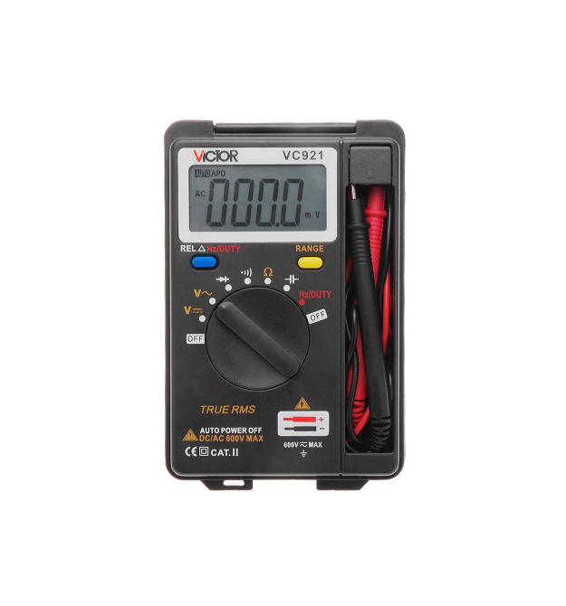 Мультиметр Victor VC921, виміри: V, A, R, С, F, Hz