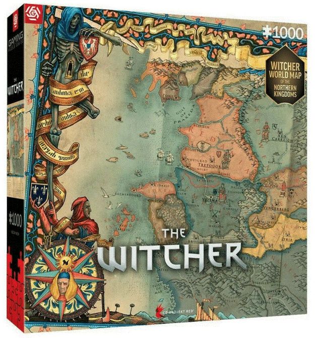 Пазл GoodLoot Witcher 3 Northern Kingdoms Puzzles 1000 ел.