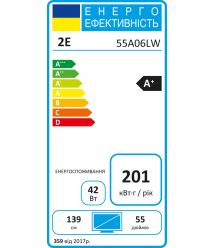 2E Телевизор 55" 2E-55A06LW