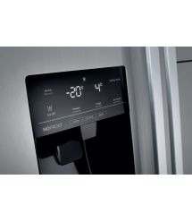 Gorenje Холодильник SBS, 179x68x91см, 2 дв., Х- 368л, М- 167л, A+, NF Plus, Инвертор, диспенсер, ледоген, Дисплей, серый