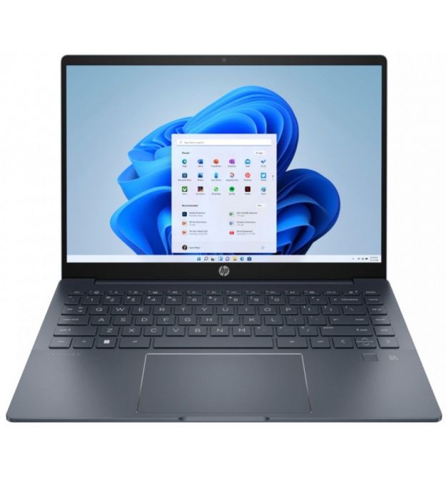 HP Ноутбук Pavilion Plus 14-eh1008ua 14" 2.2K IPS AG, Intel i5-13500H, 16GB, F1024GB, UMA, DOS, синий