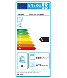 Духова шафа електрична Electrolux, 65л, А, пара, дисплей, конвекція, телескопічні напрямні, чорний+нерж