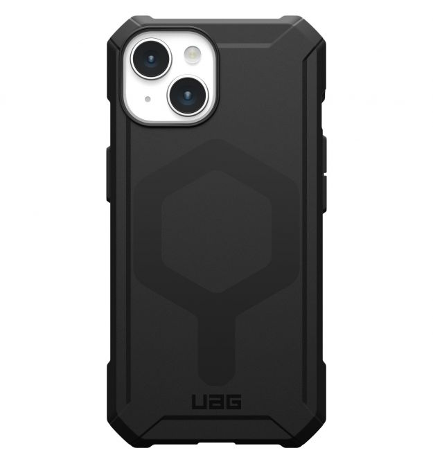 UAG Чехол для Apple iPhone 15 Essential Armor Magsafe, Black