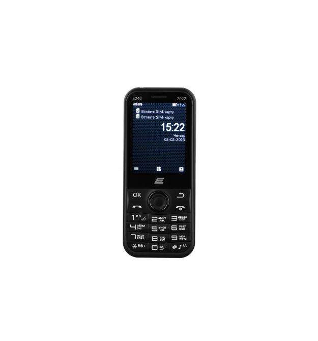 Мобільний телефон 2E E240 2022 Dual SIM Black