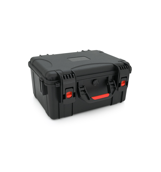 Пластиковий переносний ящик для інструментів (корпус) Voltronic, розмір зовнішній - 385х310х180 мм, внутрішній - 353х255х145 мм