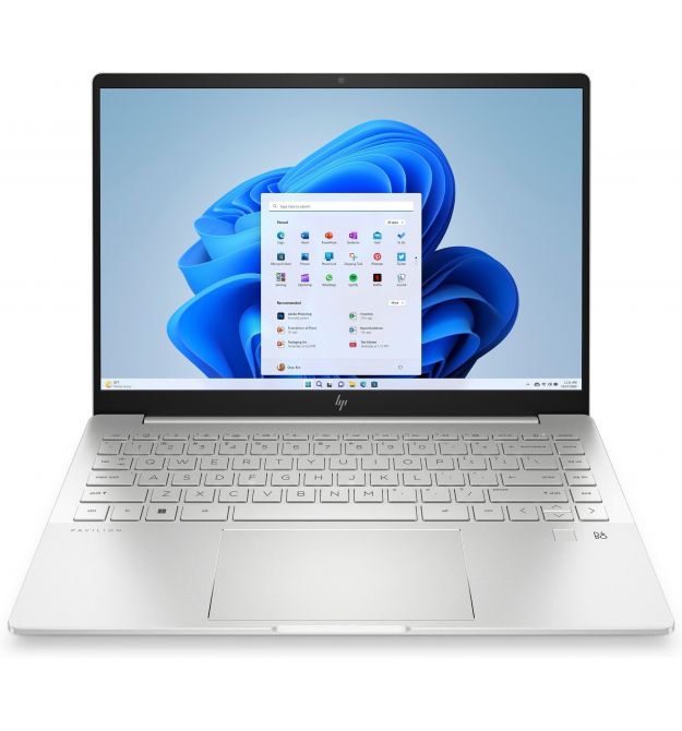 HP Ноутбук Pavilion Plus 14-eh1006ua 14" 2.2K IPS AG, Intel i5-1340P, 16GB, F1024GB, UMA, Win11, серебристый