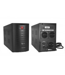ИБП Ritar RTM1500 (900W) Proxima-D, LCD, AVR, 3st, 3xSCHUKO socket, 2x12V9Ah, metal Case (350х120х188)- Q2