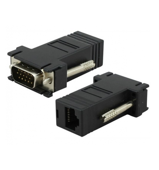 Пасивний подовжувач VGA, RJ-45 to VGA
