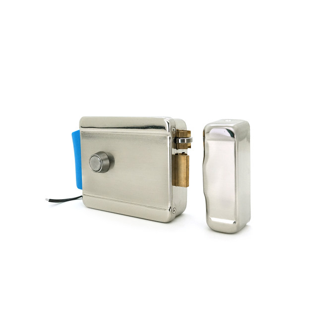 Електромеханічний замок YLK-1073D, 12V, одна серцевина, сталевий корпус, правий