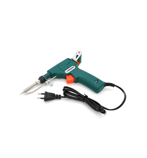 Електричний паяльник GT-1080 з автоматичною подачею припою, 80Вт, 220V, 200-450 C, OEM