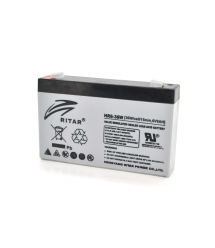Акумуляторна батарея AGM RITAR HR6-36W, Gray Case, 6V 9.0Ah ( 151 х 34 х 94 (100 ) 1.35kg Q10