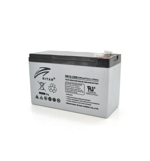 Акумуляторна батарея AGM RITAR HR1232W, Gray Case, 12V 8.0Ah ( 151 х 65 х 94 (100 ) 2.20kg Q10